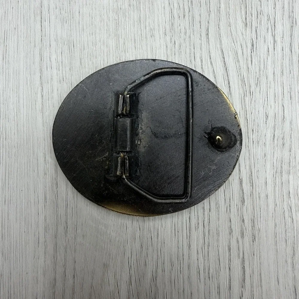Smith-Gruner SII Mining Equipment Company Vintage Brass Belt Buckle